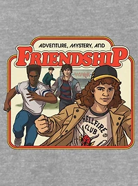 Stranger Things Adventure, Mystery, And Friendship Youth Girls T-Shirt