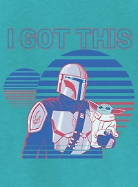 Star Wars The Mandalorian Got Stripes Youth Girls T-Shirt