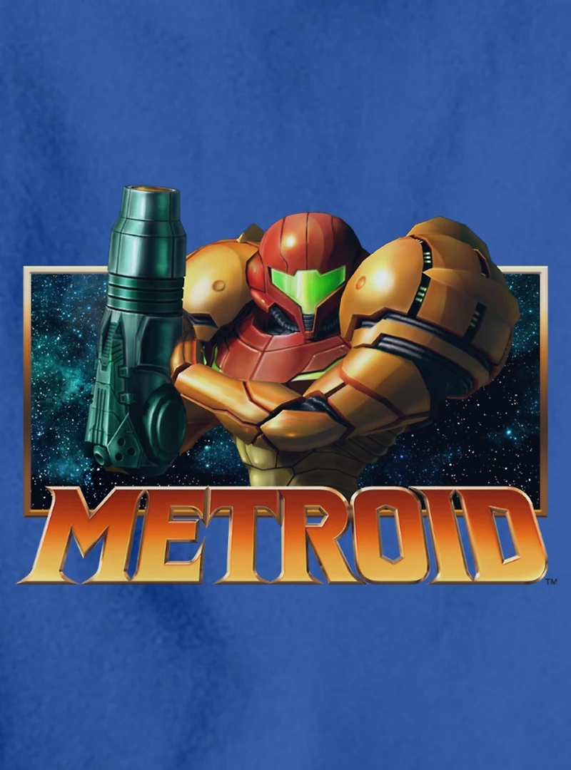 Nintendo Metroid Samus Badge Youth Hoodie