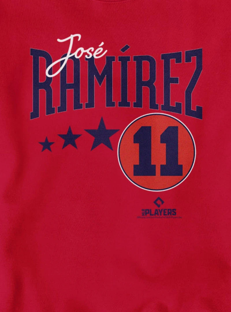 MLB Jose Ramirez Cleveland Guardians Circle 11 Sweatshirt
