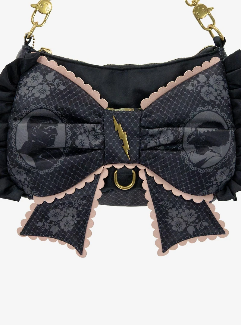 Whatever! Makes You Happy x Universal Monsters Coquette Frankie & Bride Bow Crossbody Bag