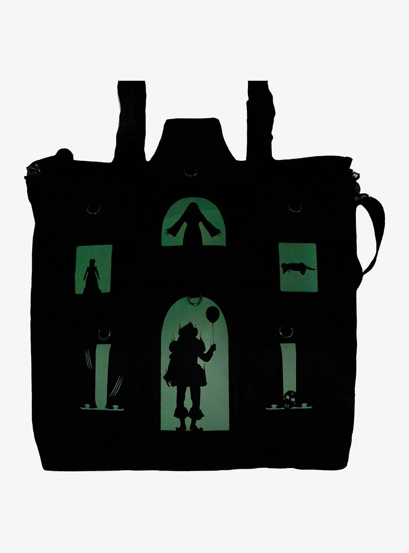 Whatever! Makes You Happy x Warner Bros. Horror House Glow-in-the-Dark Tote Bag