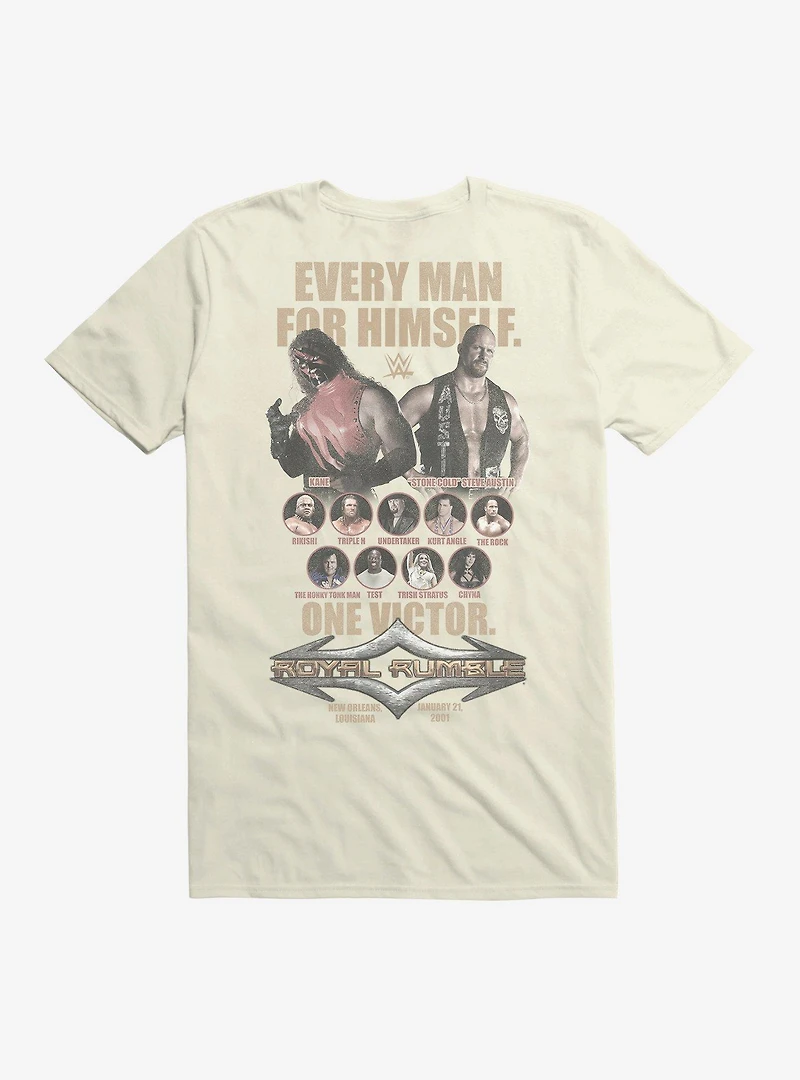 WWE Royal Rumble 2001 Attitude Era T-Shirt