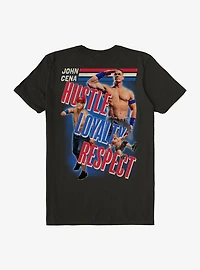 WWE John Cena Hustle Loyalty Respect Collage T-Shirt