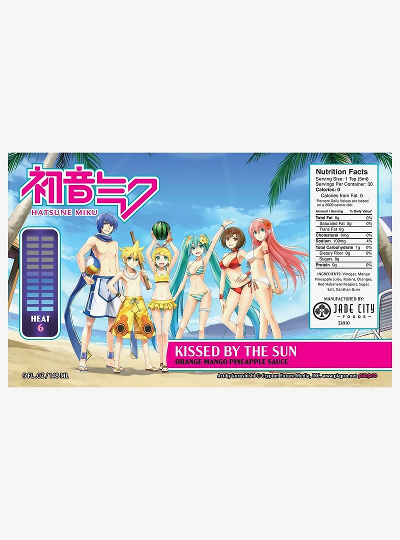Hatsune Miku Kissed By The Sun: Orange Mango Pineapple Sauce