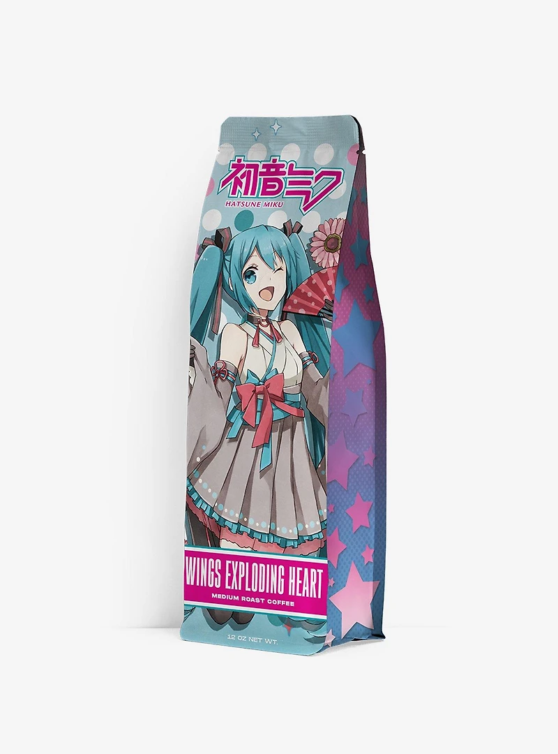 Hatsune Miku Wings Exploding Heart: Medium Roast Coffee