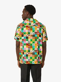Minecraft Pixel Perfect Button-Up Shirt