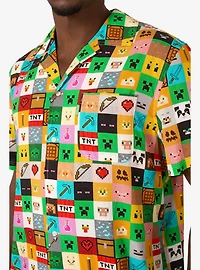 Minecraft Pixel Perfect Button-Up Shirt