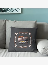 NASCAR Austin Dillon Whimsical Checks Throw Pillow