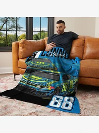 NASCAR Connor Zilisch Raising Bar Silk Touch Throw Blanket