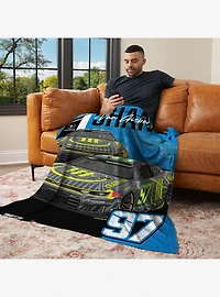 NASCAR Shane Van Gisbergen Raising Bar Silk Touch Throw Blanket