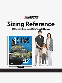 NASCAR Shane Van Gisbergen Raising Bar Silk Touch Throw Blanket