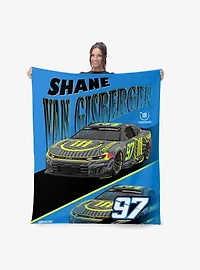 NASCAR Shane Van Gisbergen Reflection Silk Touch Throw Blanket
