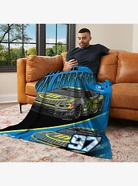 NASCAR Shane Van Gisbergen Reflection Silk Touch Throw Blanket