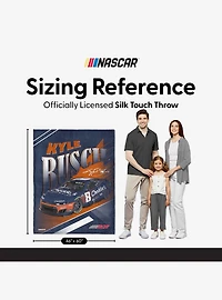 NASCAR Kyle Busch Cheddars Comet Car Silk Touch Throw Blanket