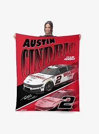 NASCAR Austin Cindric Reflection Silk Touch Throw Blanket
