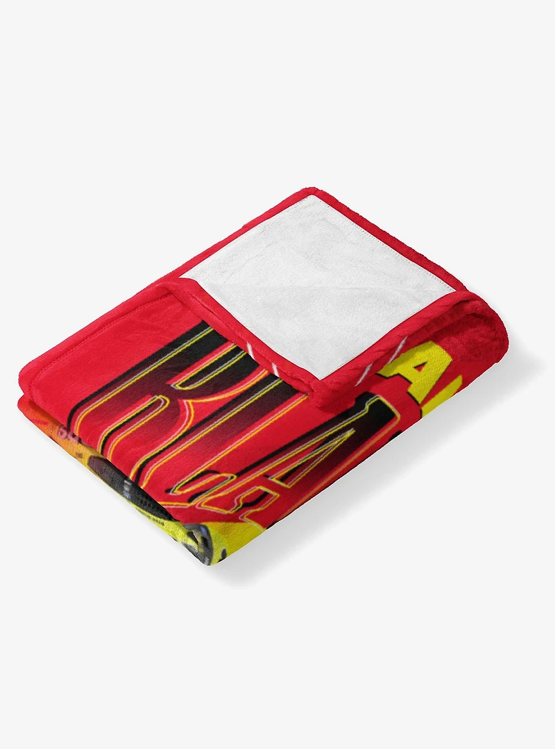 NASCAR Ryan Blaney Comet Car Silk Touch Throw Blanket