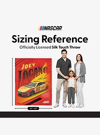 NASCAR Joey Logano Comet Car Silk Touch Throw Blanket