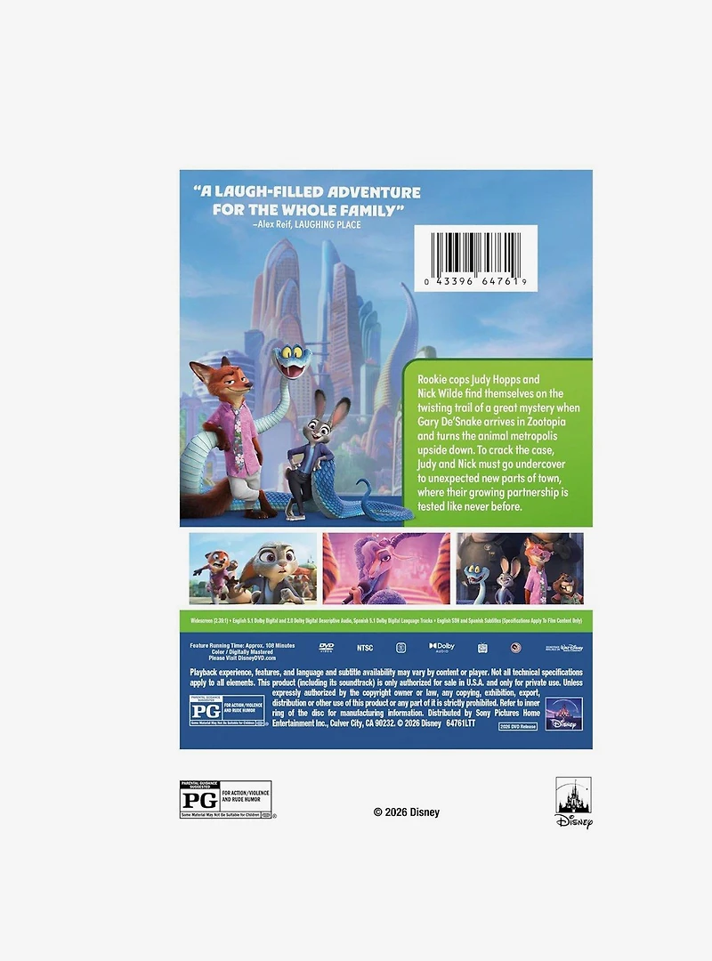 Zootopia 2 DVD