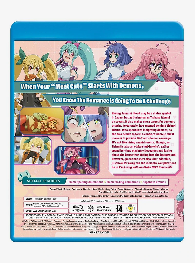 I'm Living With An Otaku Neet Kunoichi: Complete Collection Blu-Ray