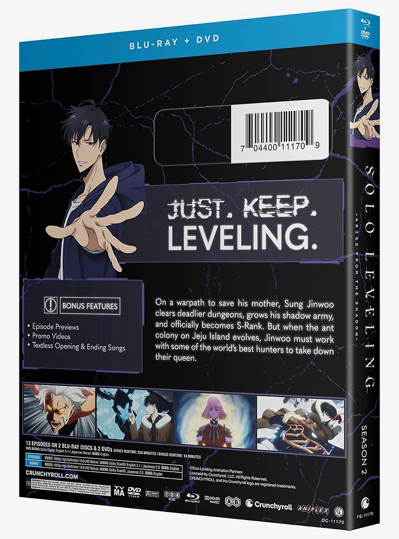 Solo Leveling: Season 2 Arise From The Shadow Blu-Ray