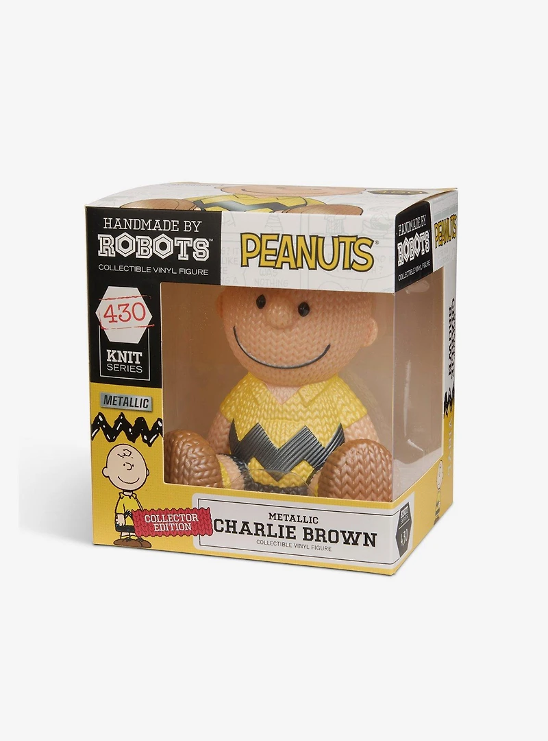 Peanuts Charlie Brown (Metallic) Handmade by Robots Vinyl Figure