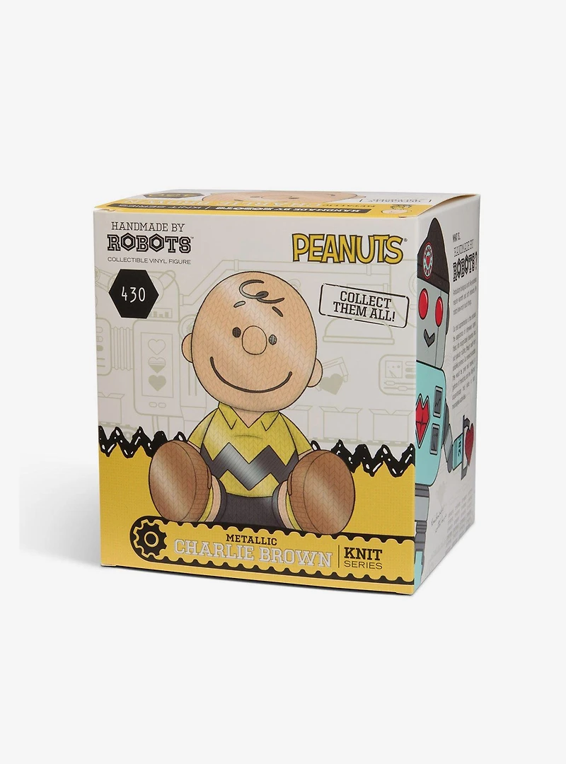 Peanuts Charlie Brown (Metallic) Handmade by Robots Vinyl Figure