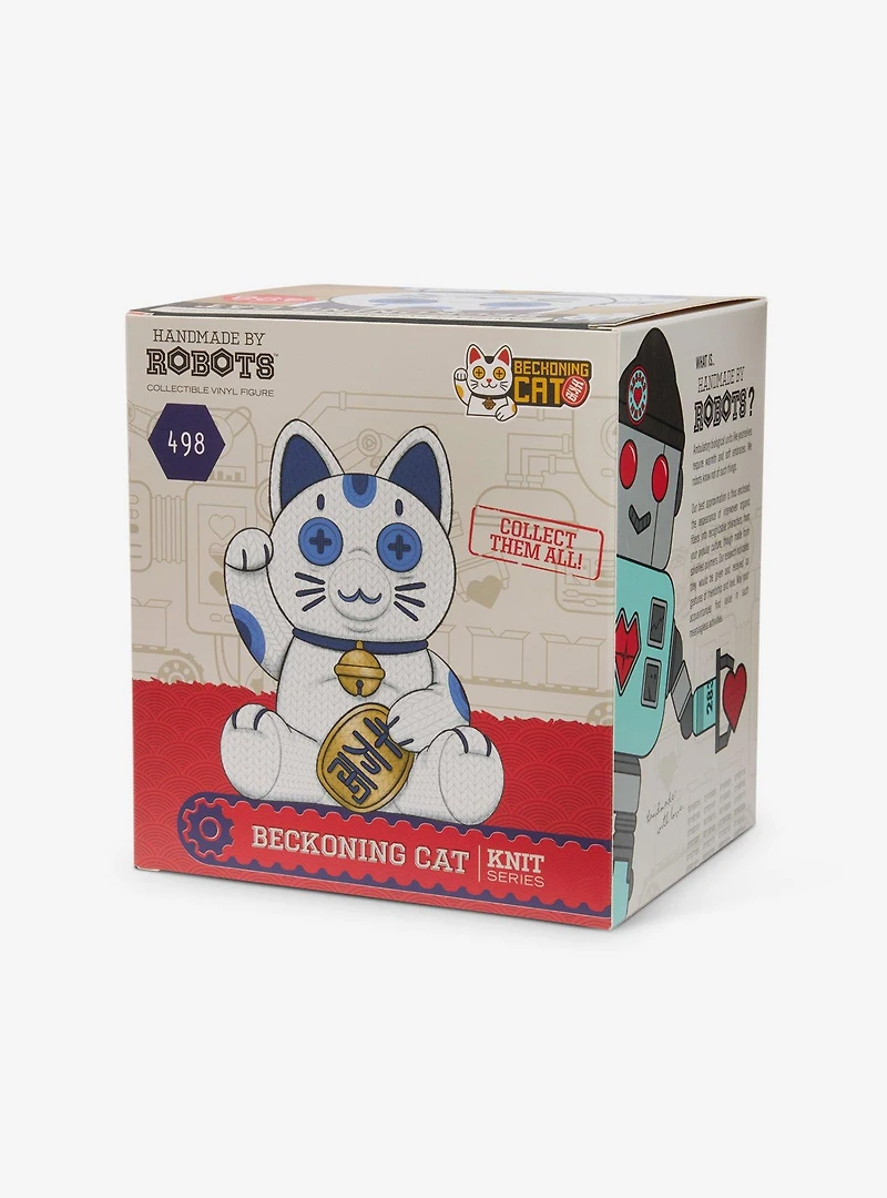 Beckoning Cat Happiness Handmade by Robots Vinyl Figure
