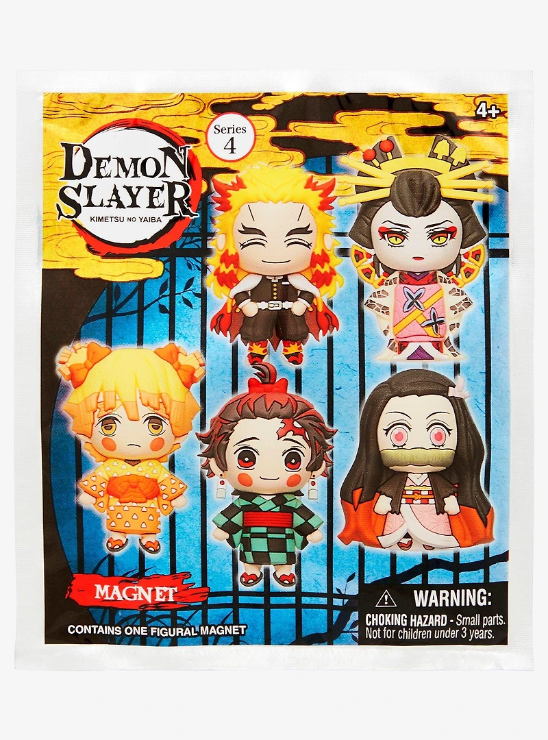 Demon Slayer: Kimetsu no Yaiba Series 4 Character Blind Bag Figural Magnet