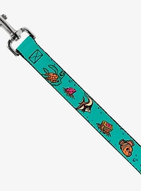 Disney Finding Nemo Fish and Under Sea Treasures Dog Leash
