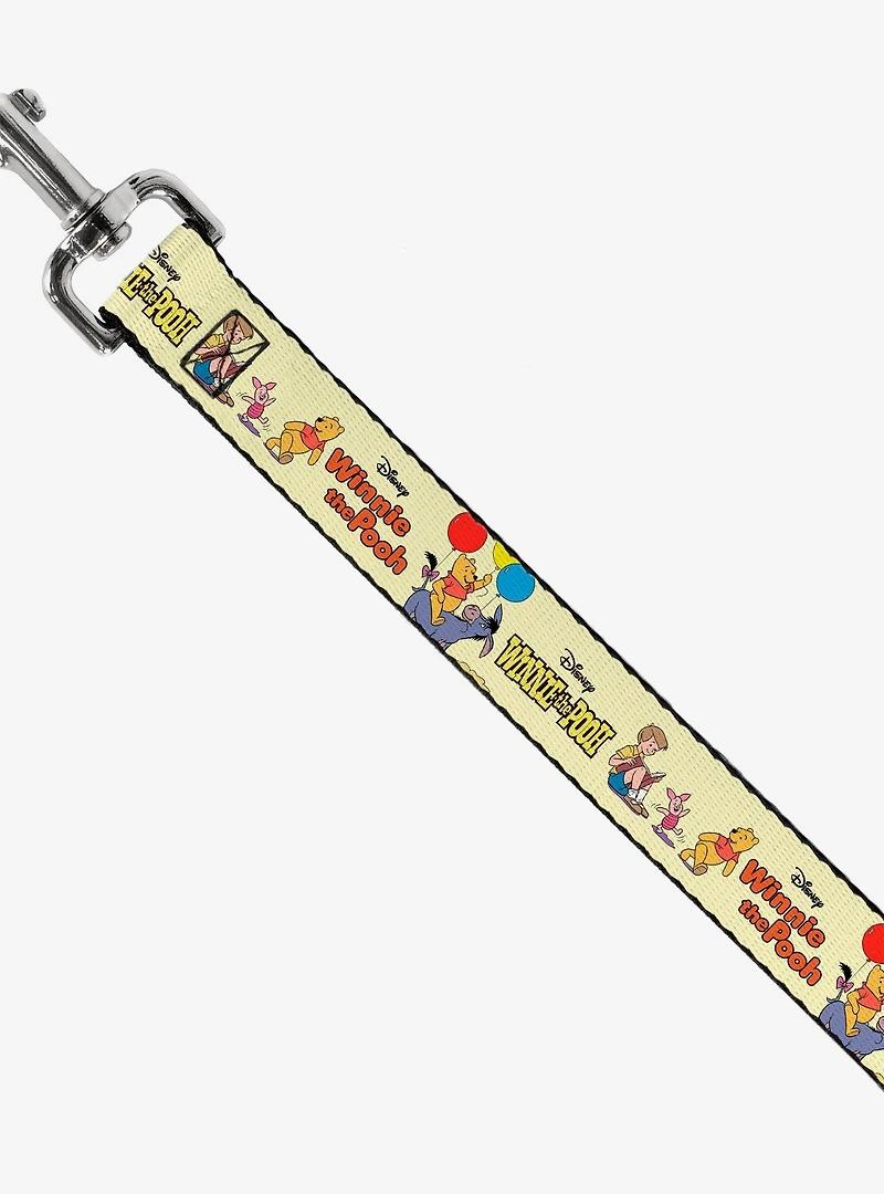 Disney Winnie The Pooh and Friends Poses Title Logos Dog Leash