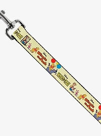 Disney Winnie The Pooh and Friends Poses Title Logos Dog Leash