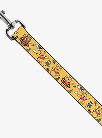 Disney Winnie The Pooh Happy Poses Golden Dog Leash