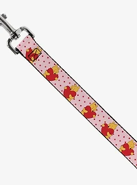 Disney Winnie The Pooh Hugging Heart Valentines Day Pose Dog Leash