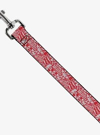 Disney Pixar Cars 3 Lightning McQueen Icons Collage Dog Leash