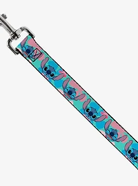 Disney Lilo & Stitch Expressions and Flowers Dog Leash