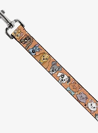 Disney Cats and Dogs Faces Dog Leash