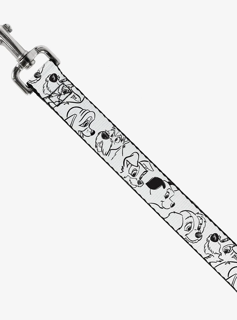 Disney Dogs Face Outlines Dog Leash