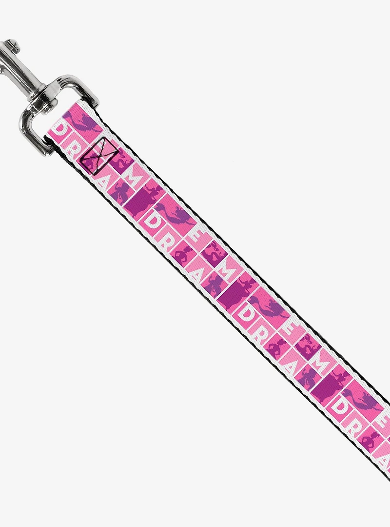 Disney Dream Princess Silhouette Poses Dog Leash