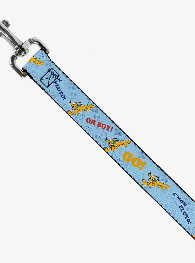 Disney Pluto Poses and Quotes Dog Leash