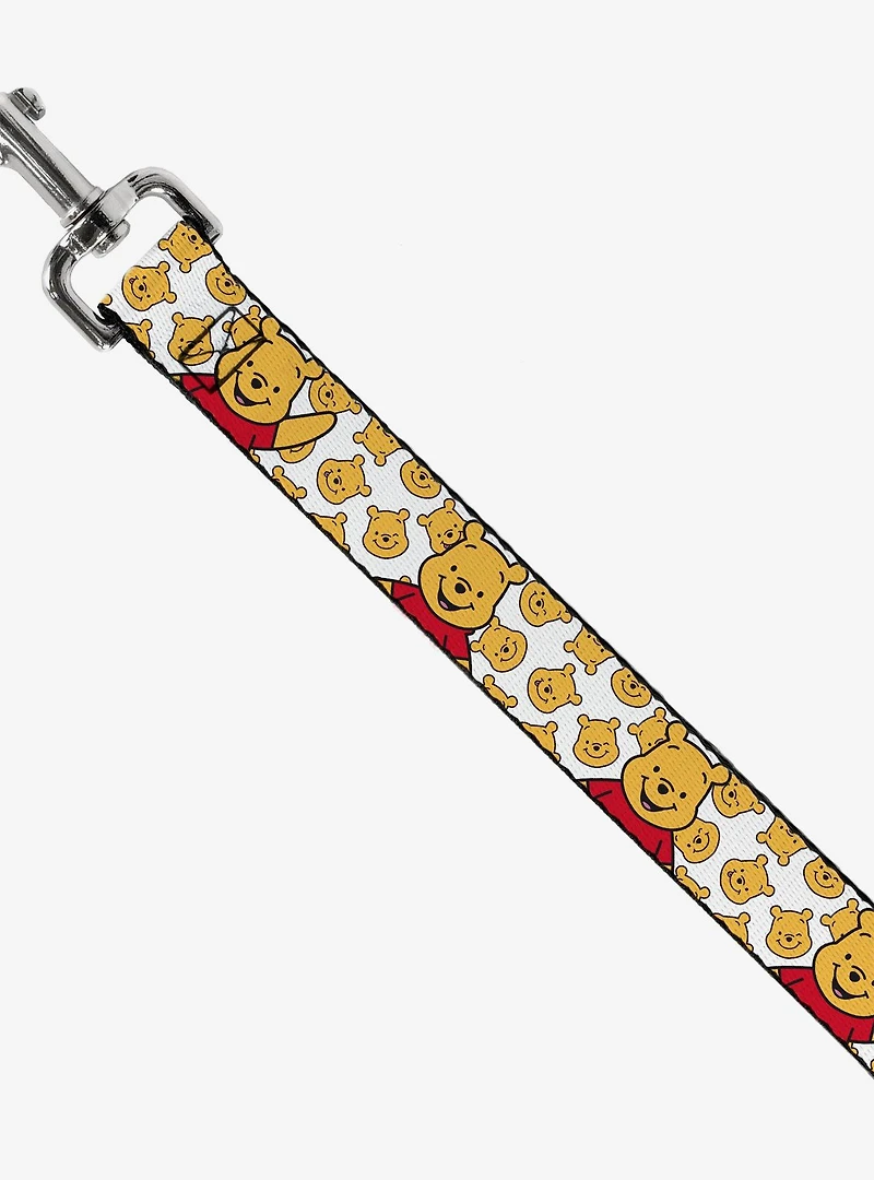 Disney Winnie The Pooh Chibi Pose and Expressions Scattered Dog Leash