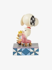 Peanuts Snoopy & Woodstock Roller Skating Figurine