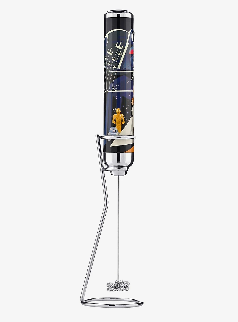 Star Wars New Hope Rechargeable Milk Frother with Stand