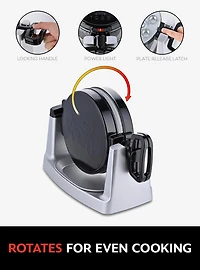 Disney Mickey Mouse Waffle and Donut Maker with Removable Plates