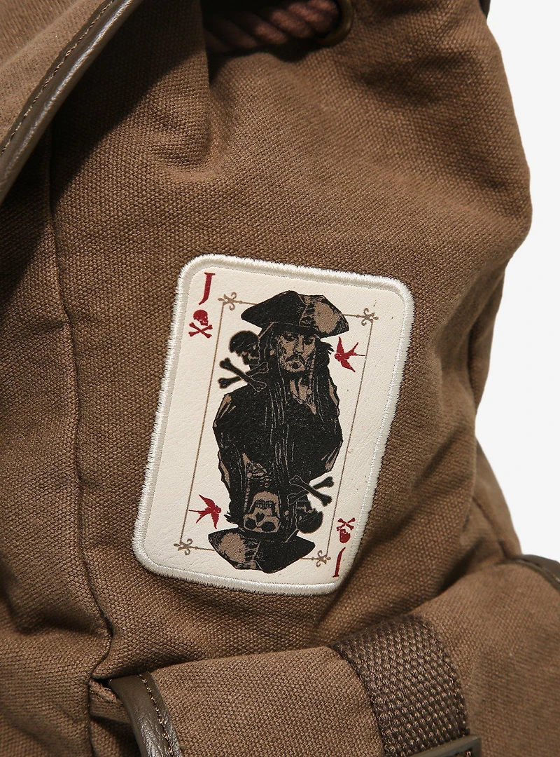 Disney The Pirates of the Caribbean Jack Sparrow Canvas Mini Backpack - BoxLunch Exclusive