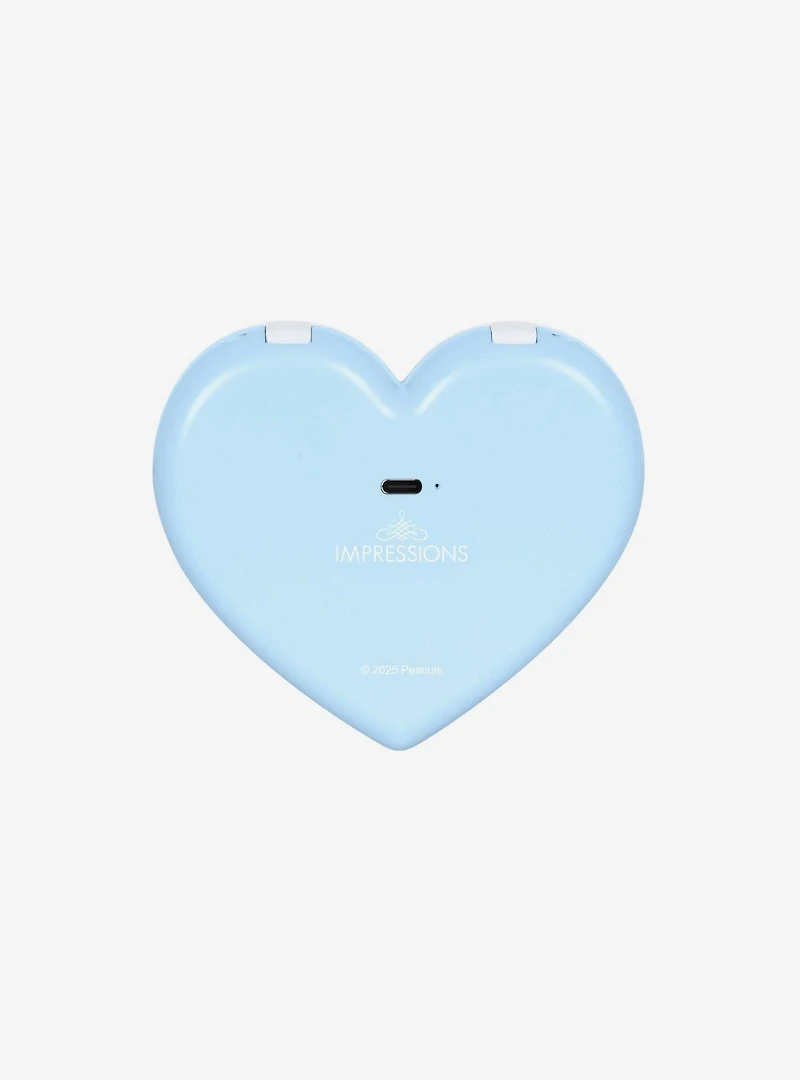 Peanuts Snoopy Heart Bow LED Compact Mirror
