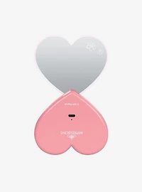 Peanuts Snoopy Swivel Heart Bow LED Compact Mirror