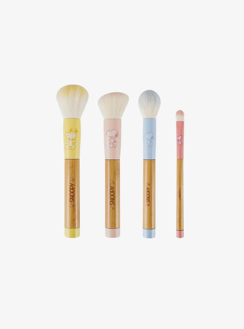 Peanuts Snoopy 4-PC Makeup Brush Set with Tray