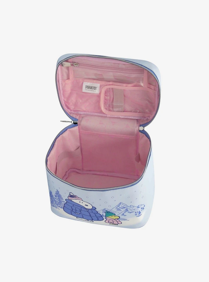Peanuts Snoopy Winter Makeup Train Case