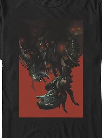 Alien Up Side Down Big & Tall T-Shirt